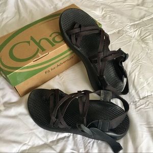 Black Double Strap Chacos
